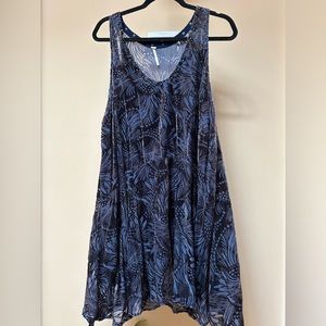Free People Blue Velvet Dress